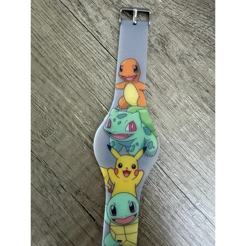 Accutime Nintendo Pokemon LED Wrist Watch Pikachu / Squirtle / Bulbasaur